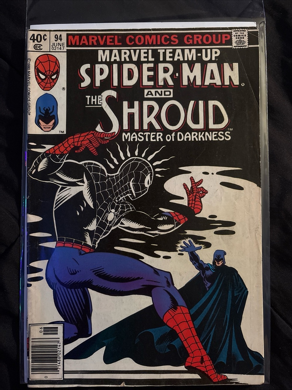 Marvel Team-Up #94 1980 Spider-Man and The Shroud Master Of Darkness